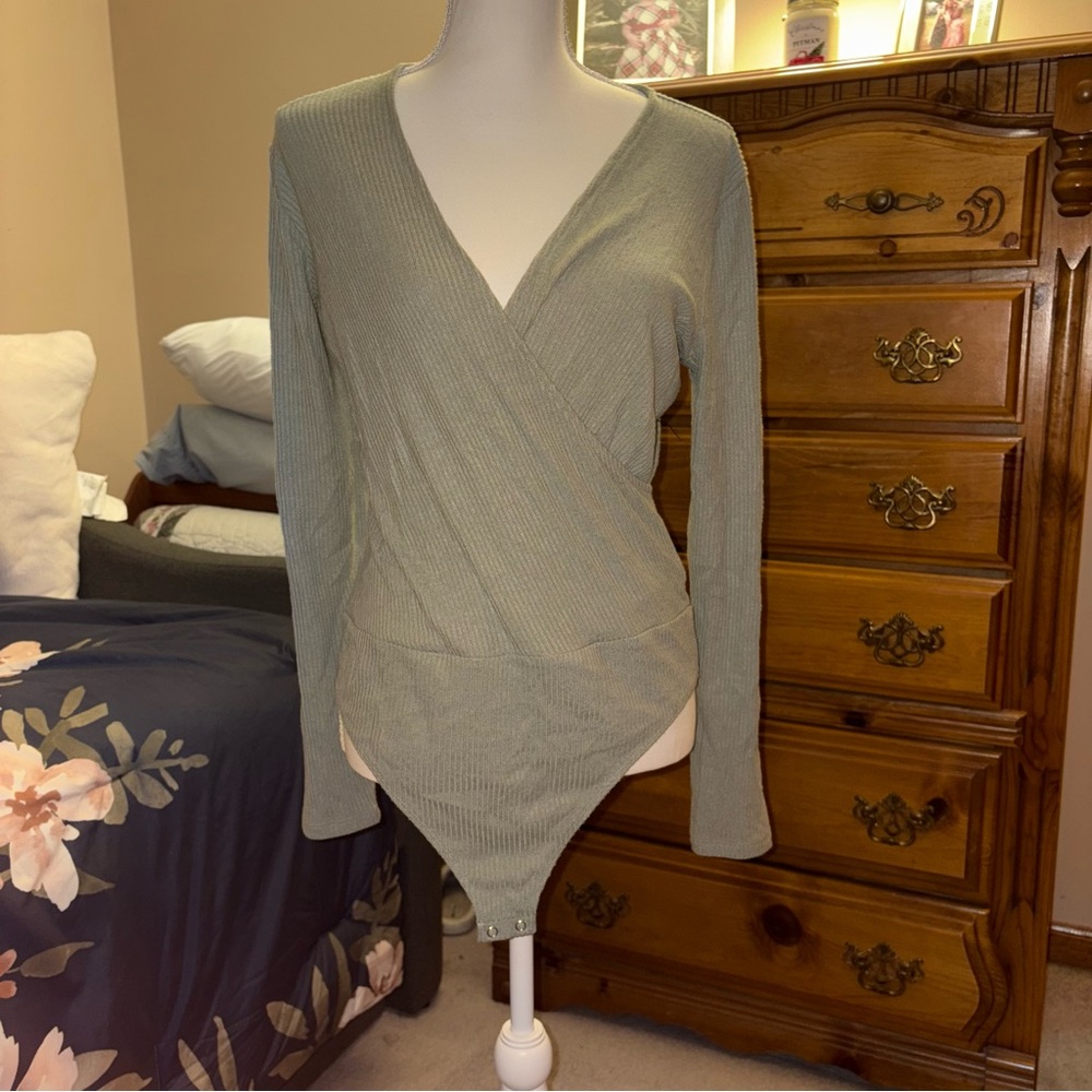 Express Ribbed Bodysuit
